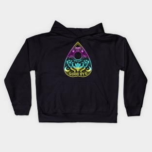 Ouija Planchette Board. Night Moth Kids Hoodie